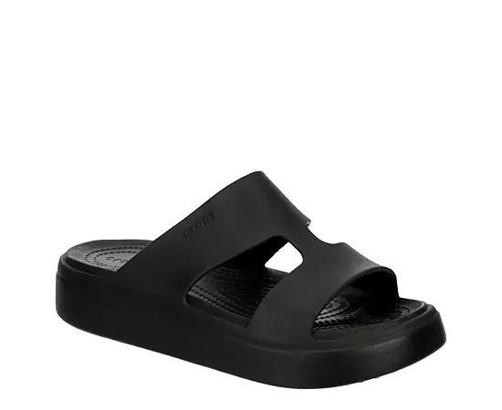 Crocs Getaway Women's Platform H-Strap Sandals, Size: 5, Black Product Image