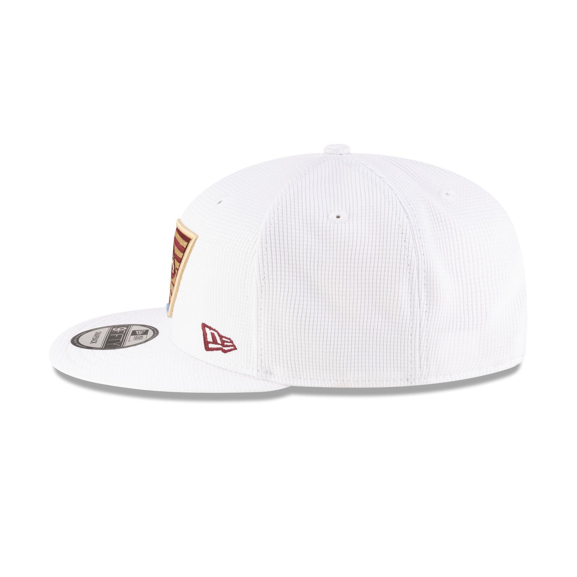 Michigan Panthers White 9FIFTY Snapback Hat Male Product Image