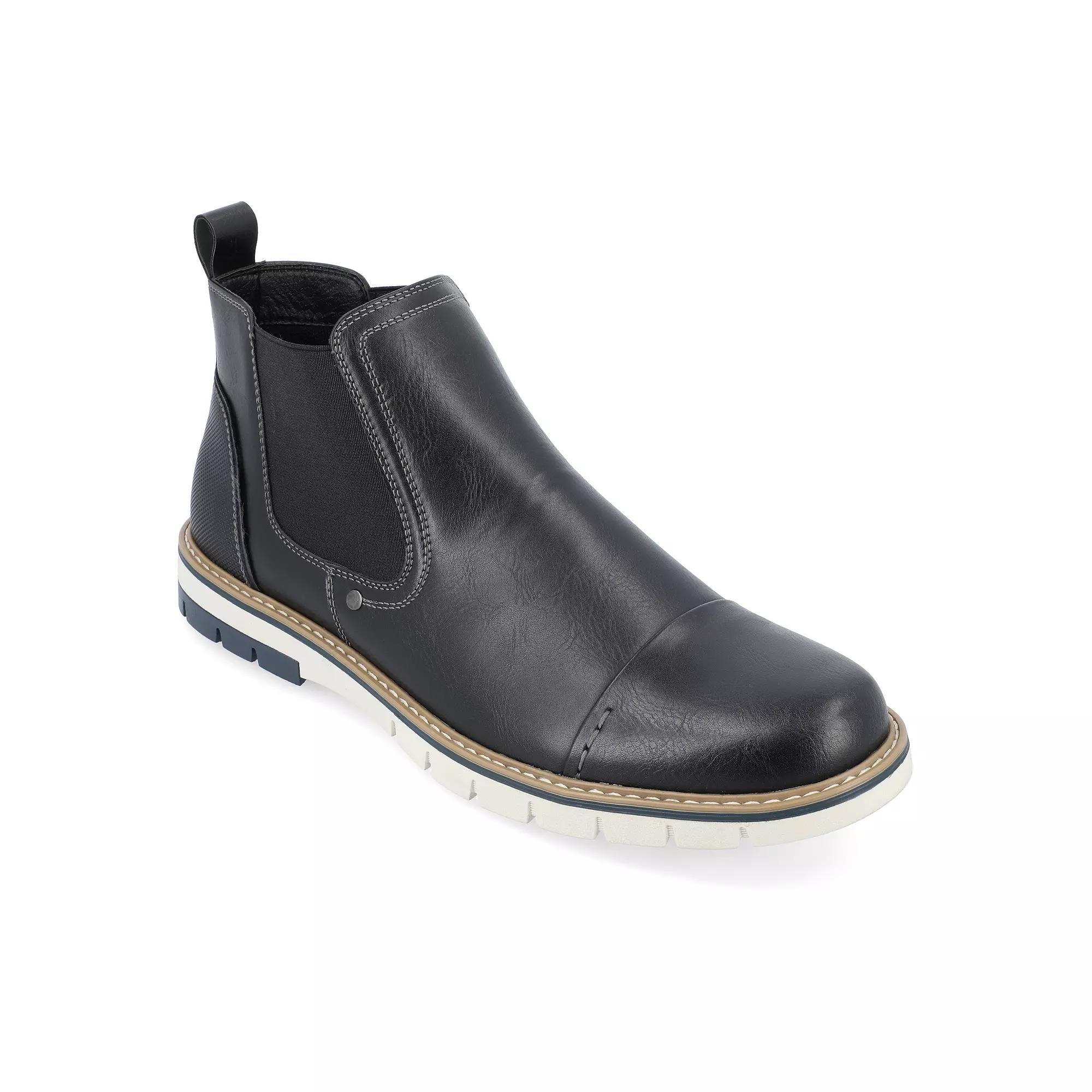 VANCE Waylon Men's Pull-On Chelsea Boots, Size: 8, Brown Product Image