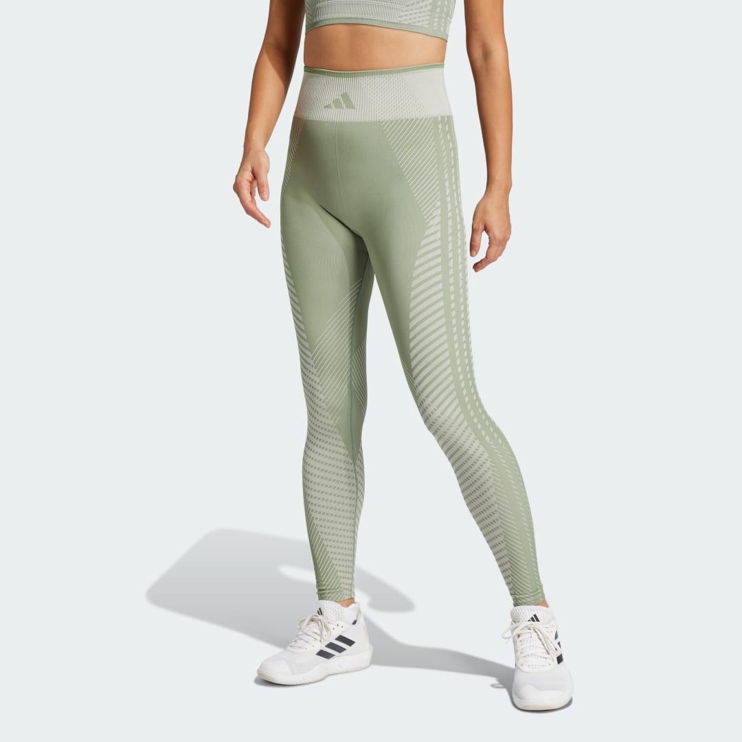 adidas Knitted Training 7/8 Leggings Black M Womens Product Image