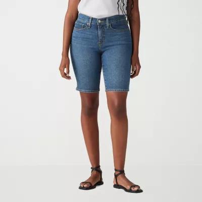 Levi's® Women's Shaping Mid Rise Bermuda Short Product Image