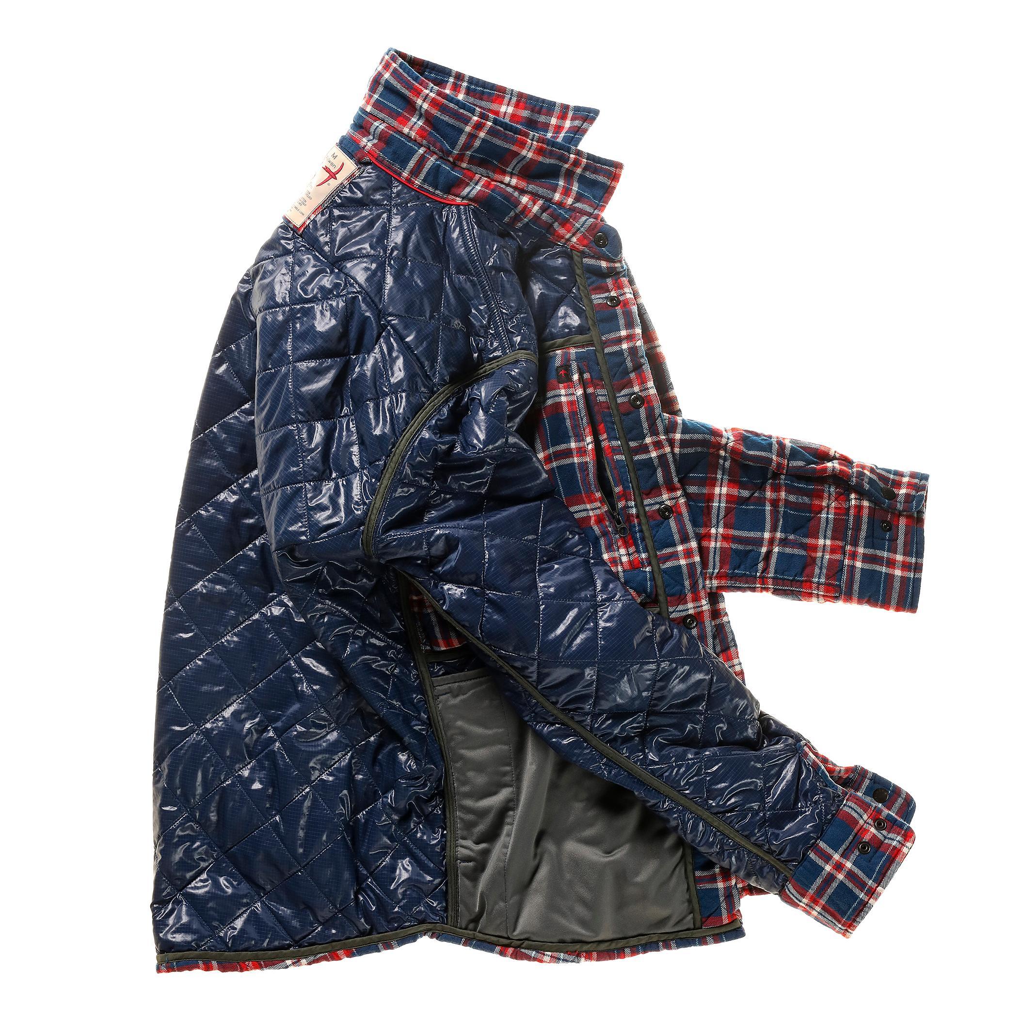 Quilted Flannel Shirt Jacket Product Image