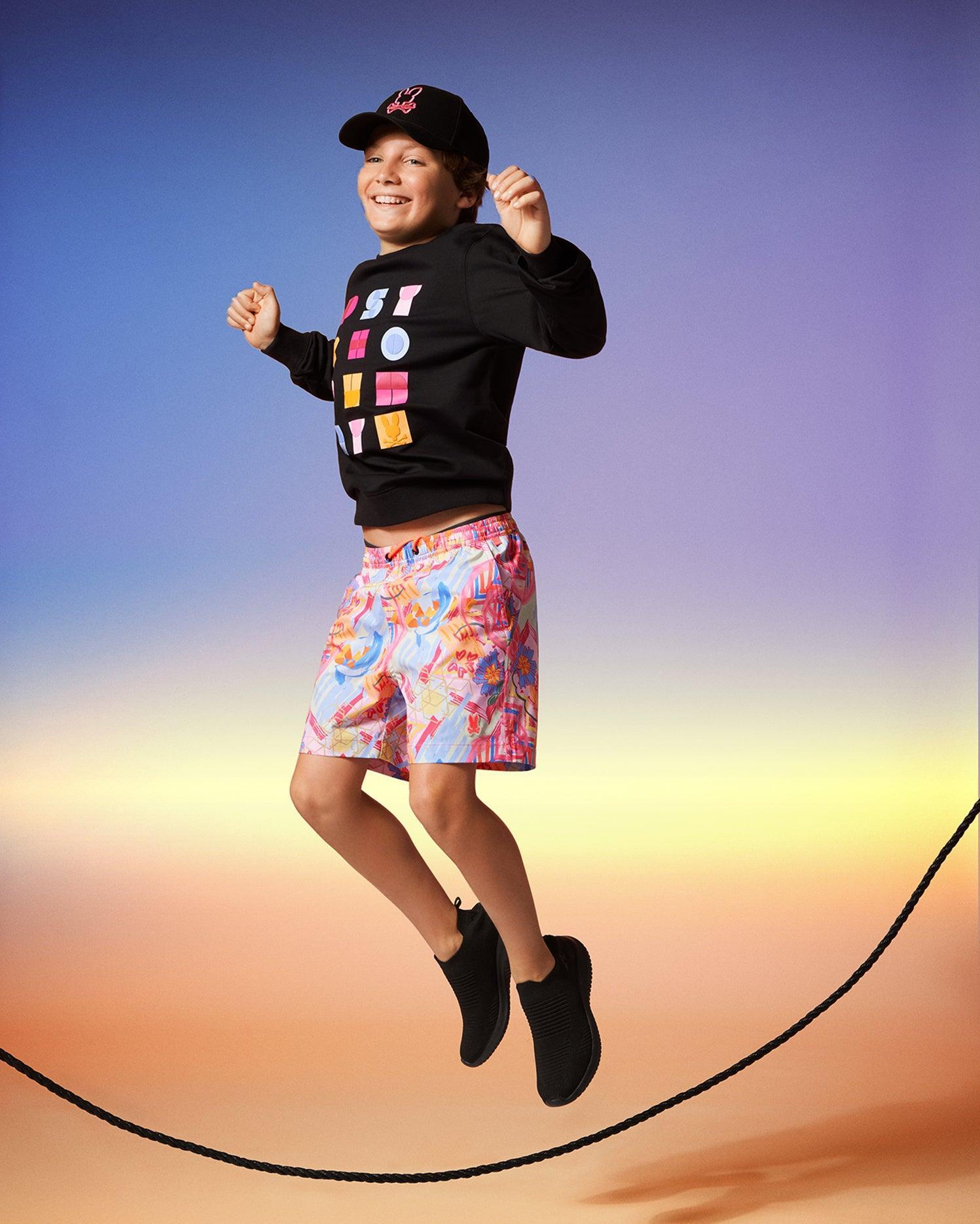 KIDS LENOX SWEATSHORT - B0R377B200 Product Image