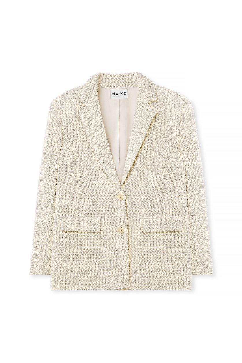 Crochet Oversized Blazer Product Image