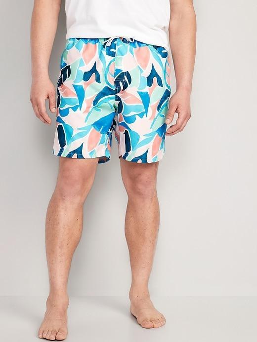 Printed Swim Trunks -- 7-inch inseam Product Image