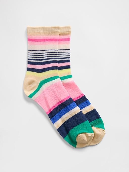 Sheer Half Crew Socks Product Image