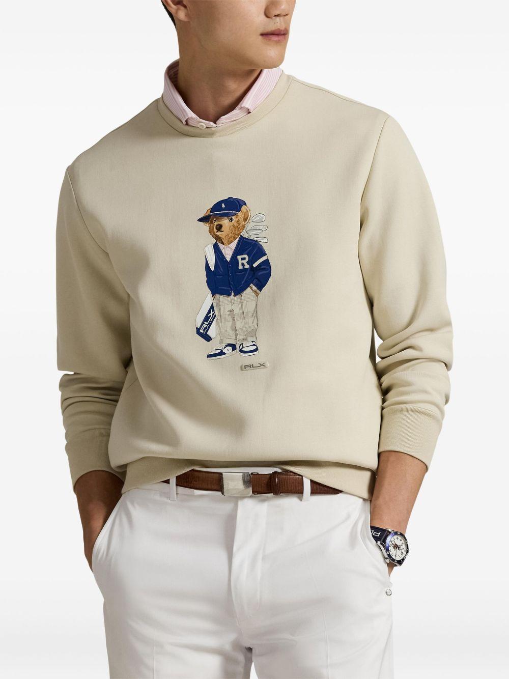 bear-logo crew-neck sweatshirt Product Image