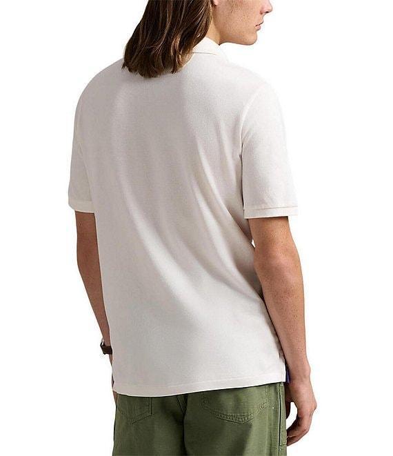 Polo Ralph Lauren Classic Fit Mesh Graphic Short Sleeve Polo Shirt Product Image