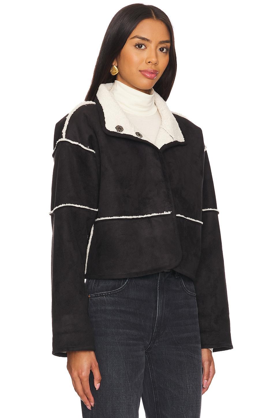 Kelly Reversible Sherpa Jacket Velvet by Graham & Spencer Product Image