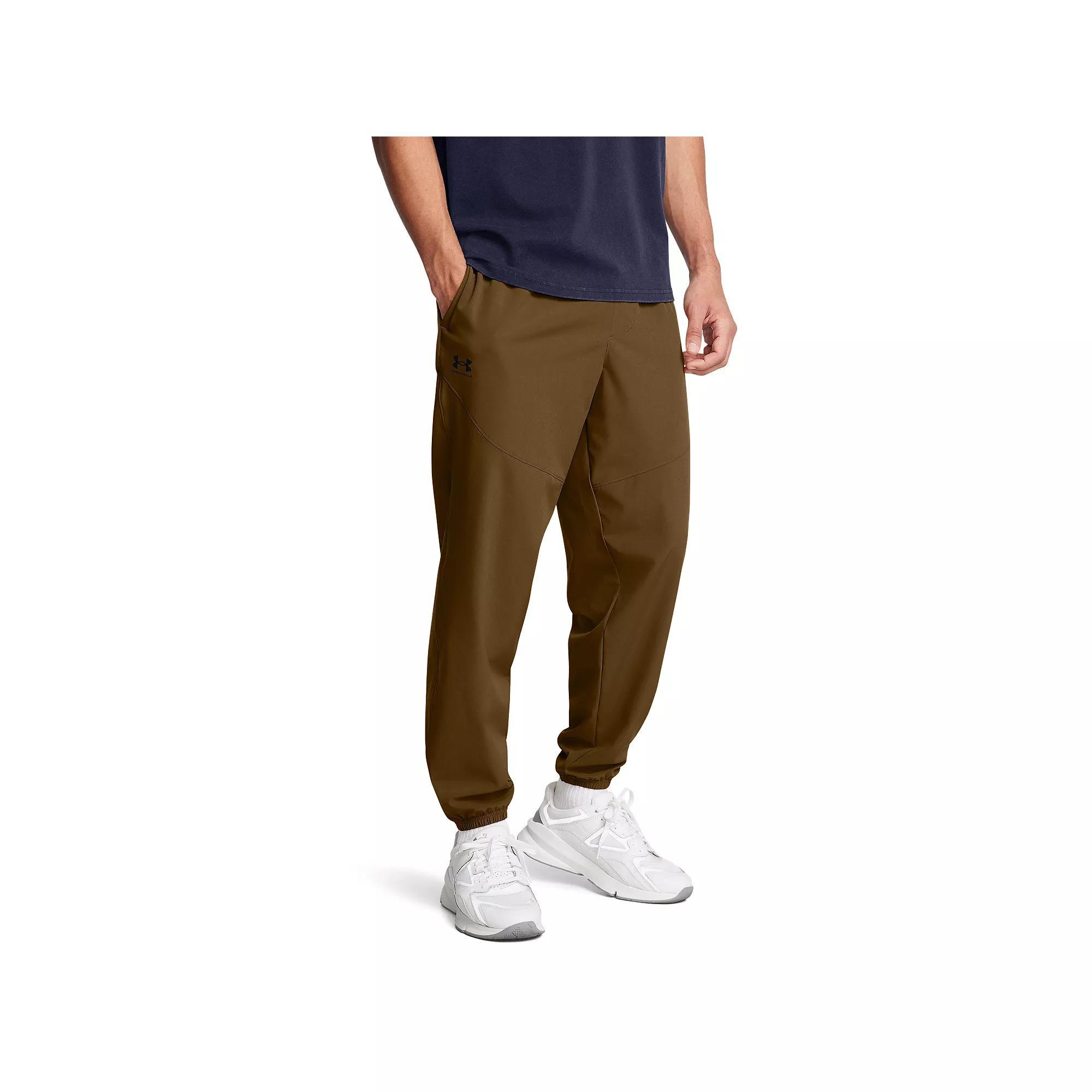 Men's Under Armour Vibe Woven Joggers, Size: XL, Coyote Product Image
