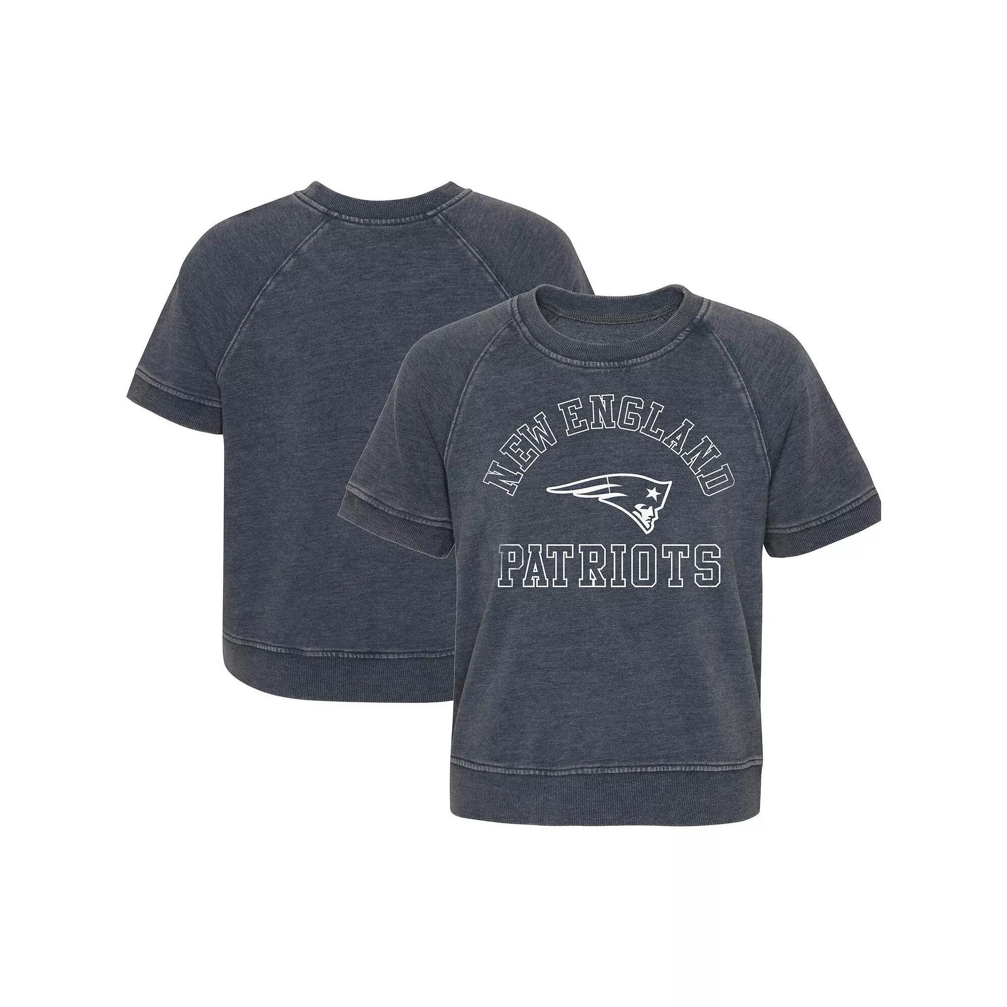 Girls Juniors Heather Charcoal Chicago Bears Cheer Squad Raglan T-Shirt, Women's, Size: XL Product Image