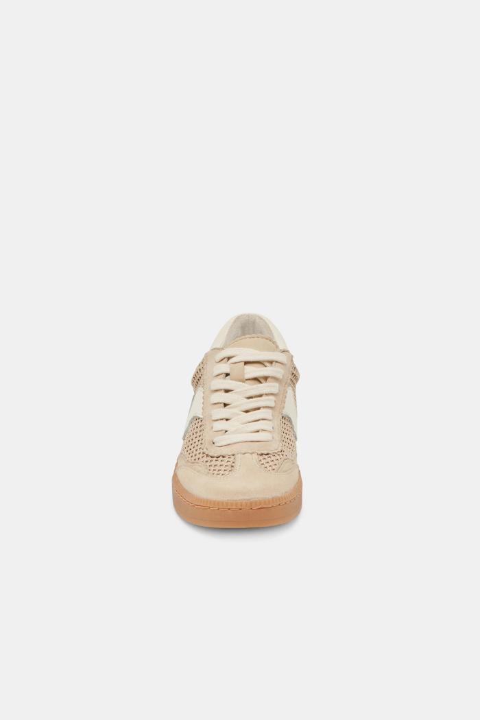 Notice Mesh Sneakers - Sesame Woven Mesh Product Image