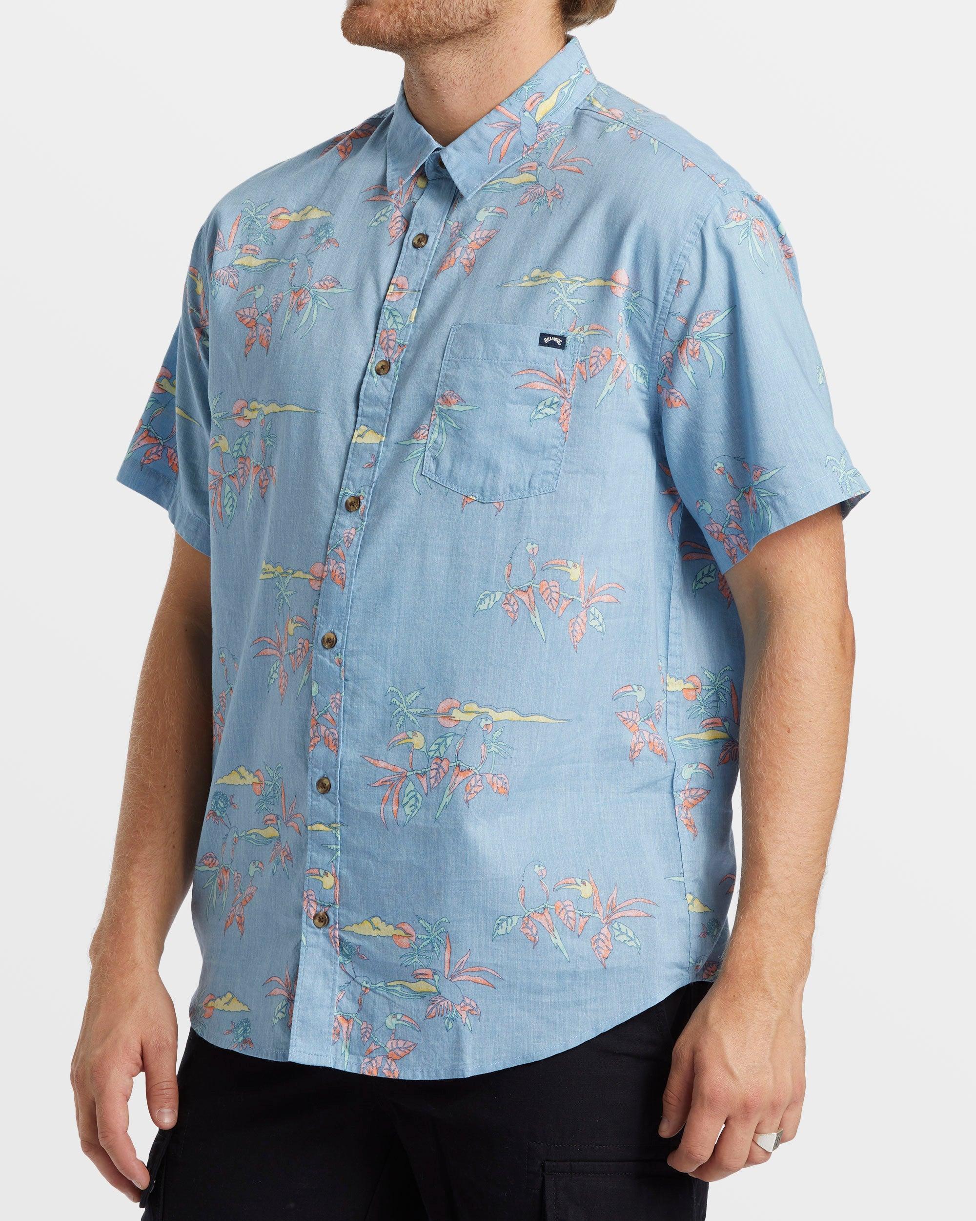 Sundays Short Sleeve Shirt - Coastal Blue Male Product Image