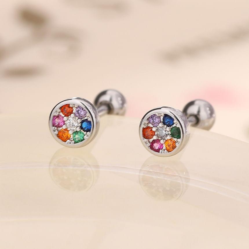 Rhinestone Stud Earring Product Image