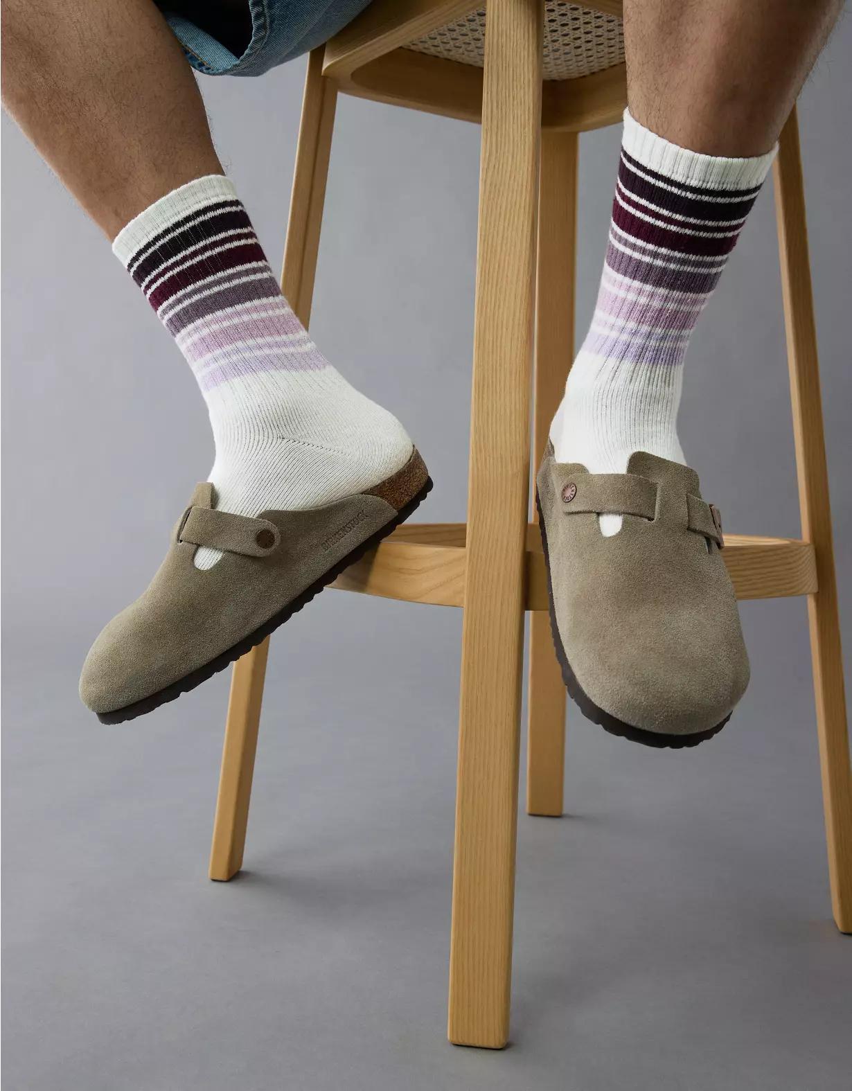 AE Graphic Terry Crew Socks Product Image