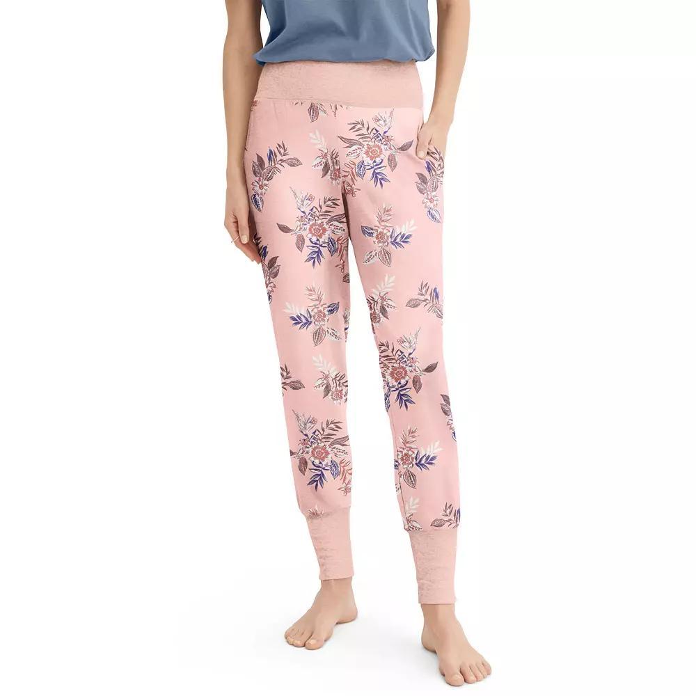 Women's Jockey® Soft Touch Luxe Joggers, Size: Medium, Coastal Floral Product Image