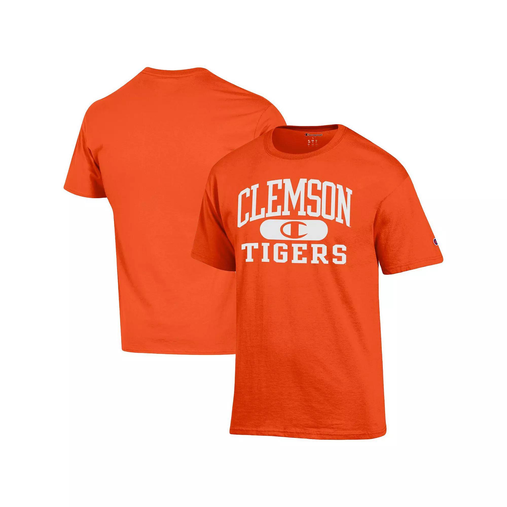 Men's Champion Orange Clemson Tigers Arch Pill T-Shirt, Size: Large Product Image