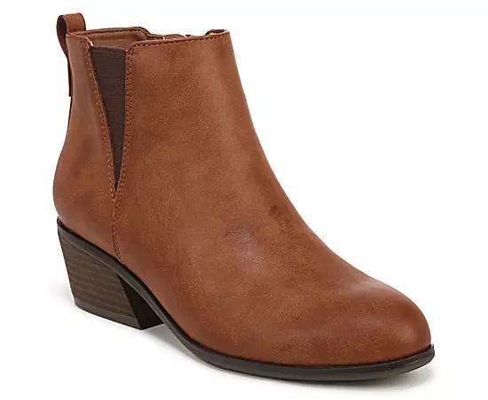 Dr. Scholl's Lacey Chelsea Women's Boots, Size: 9.5, Honey Faux Product Image
