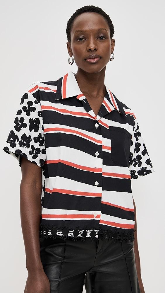 MSGM Printed Blouse | Shopbop Product Image