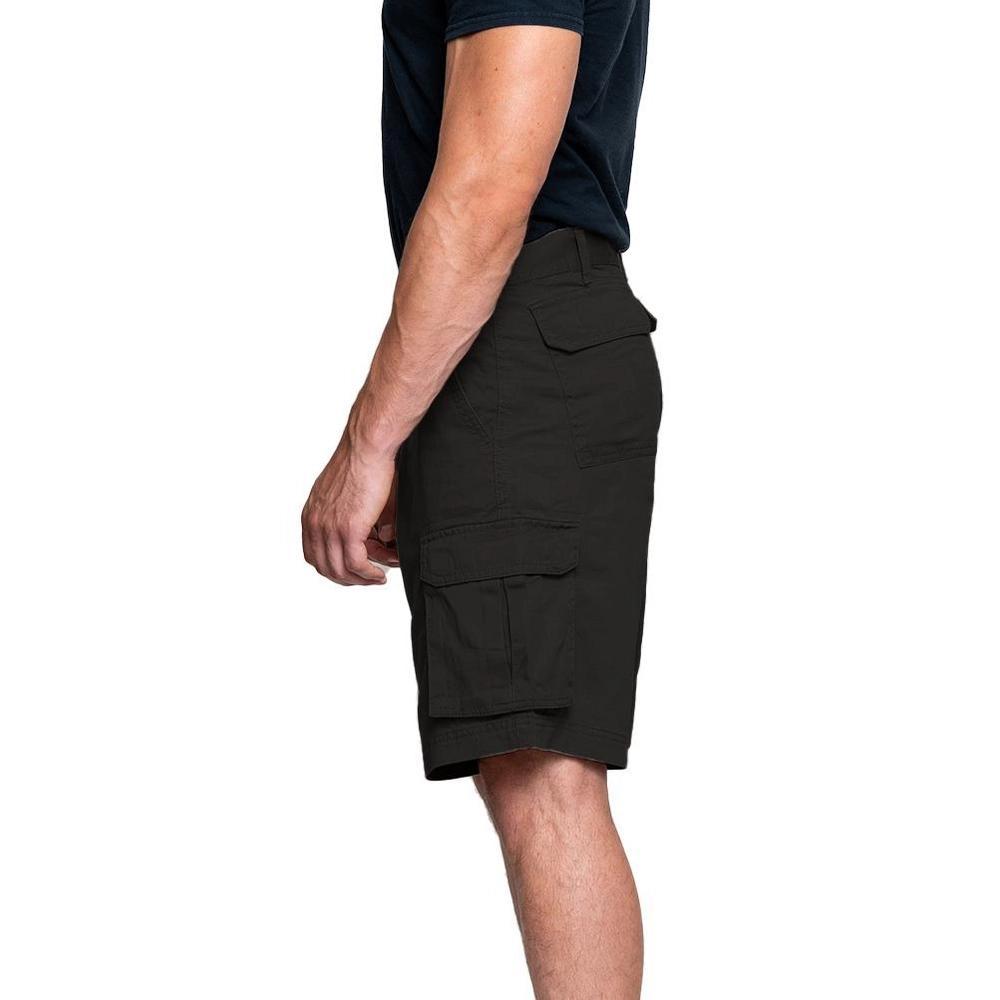 Full Blue Big Men's Expandable Waist Cargo Shorts Product Image