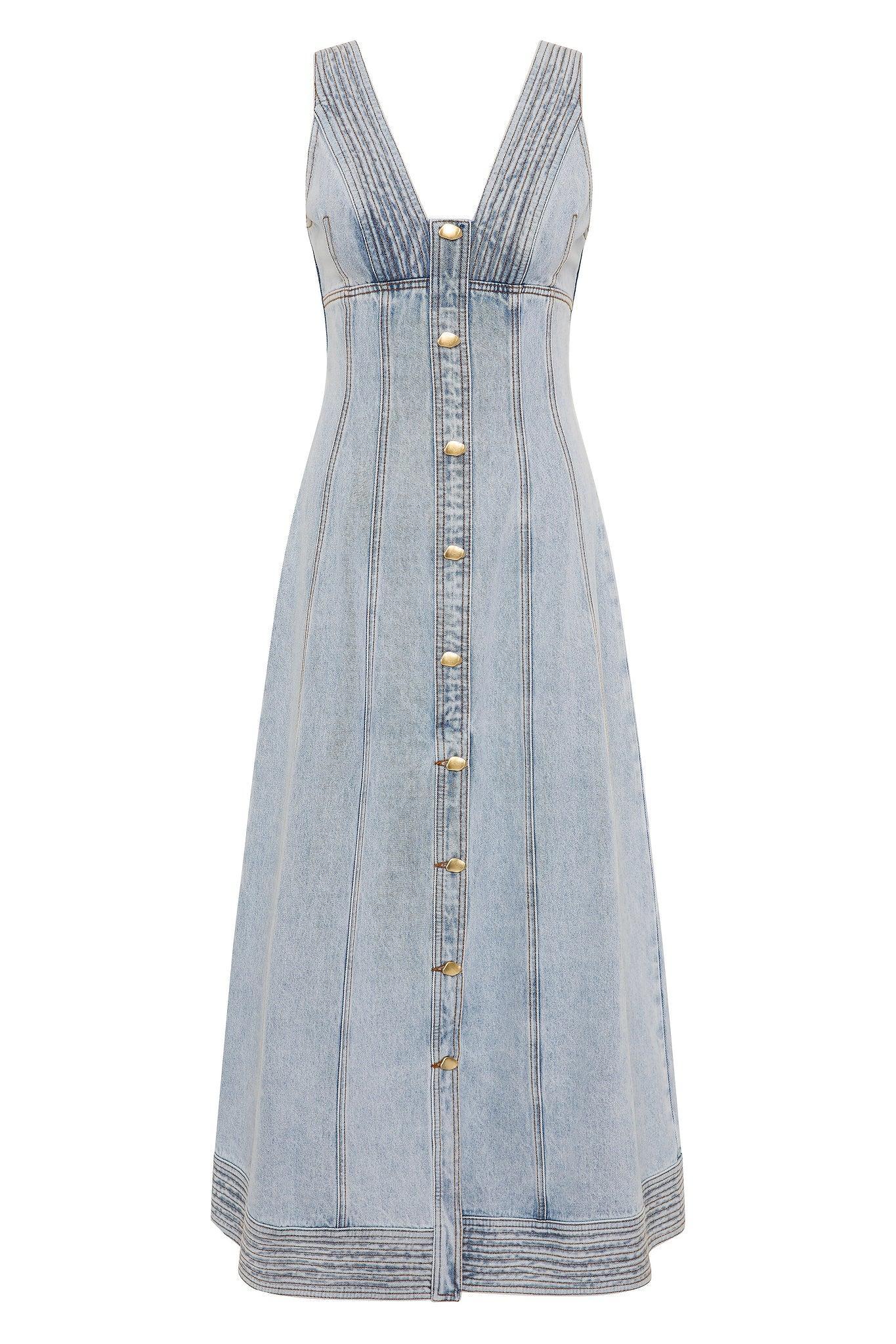 Coast Denim Midi Dress Product Image
