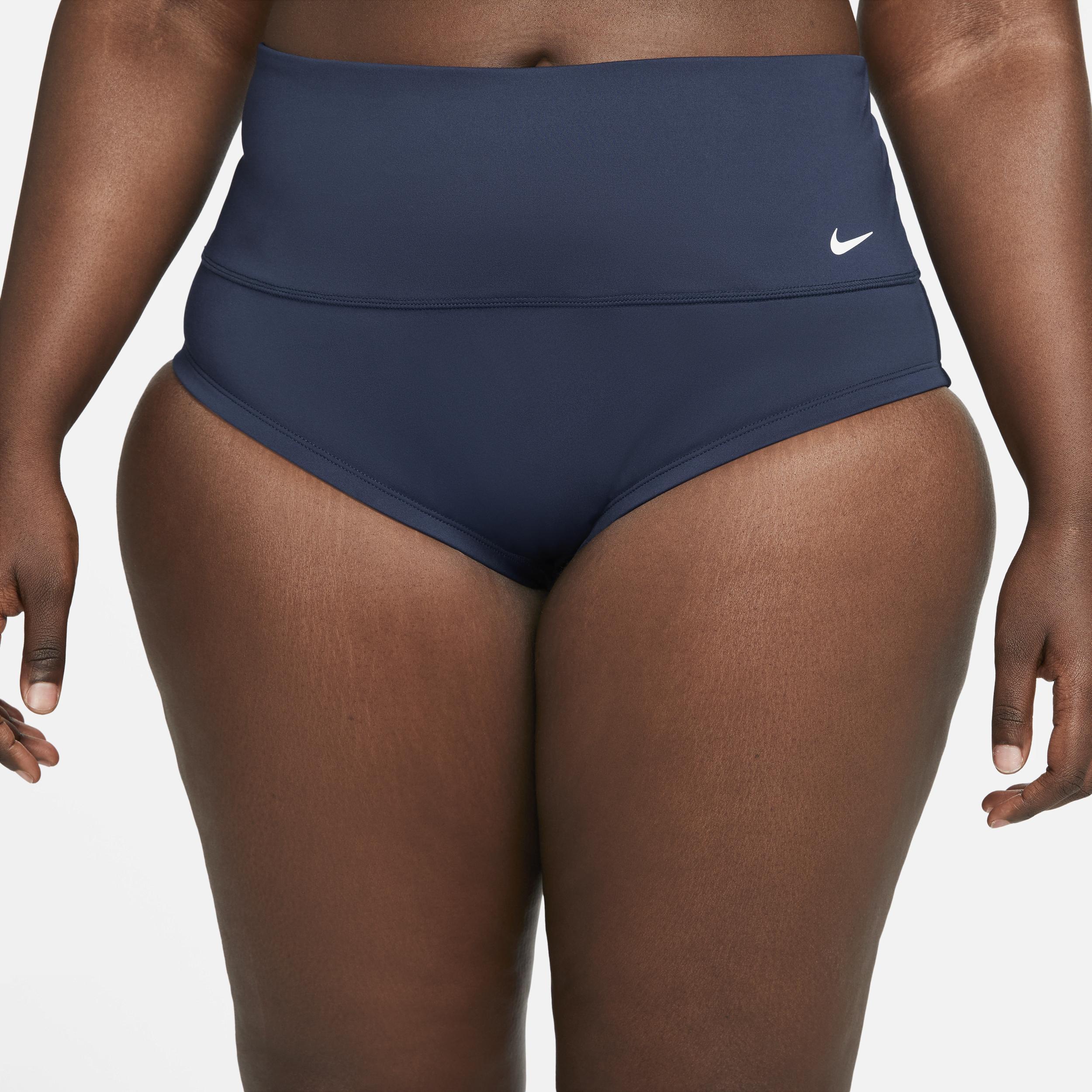 Nike Women's Essential High-Waisted Bikini Swim Bottom (Plus Size) Product Image