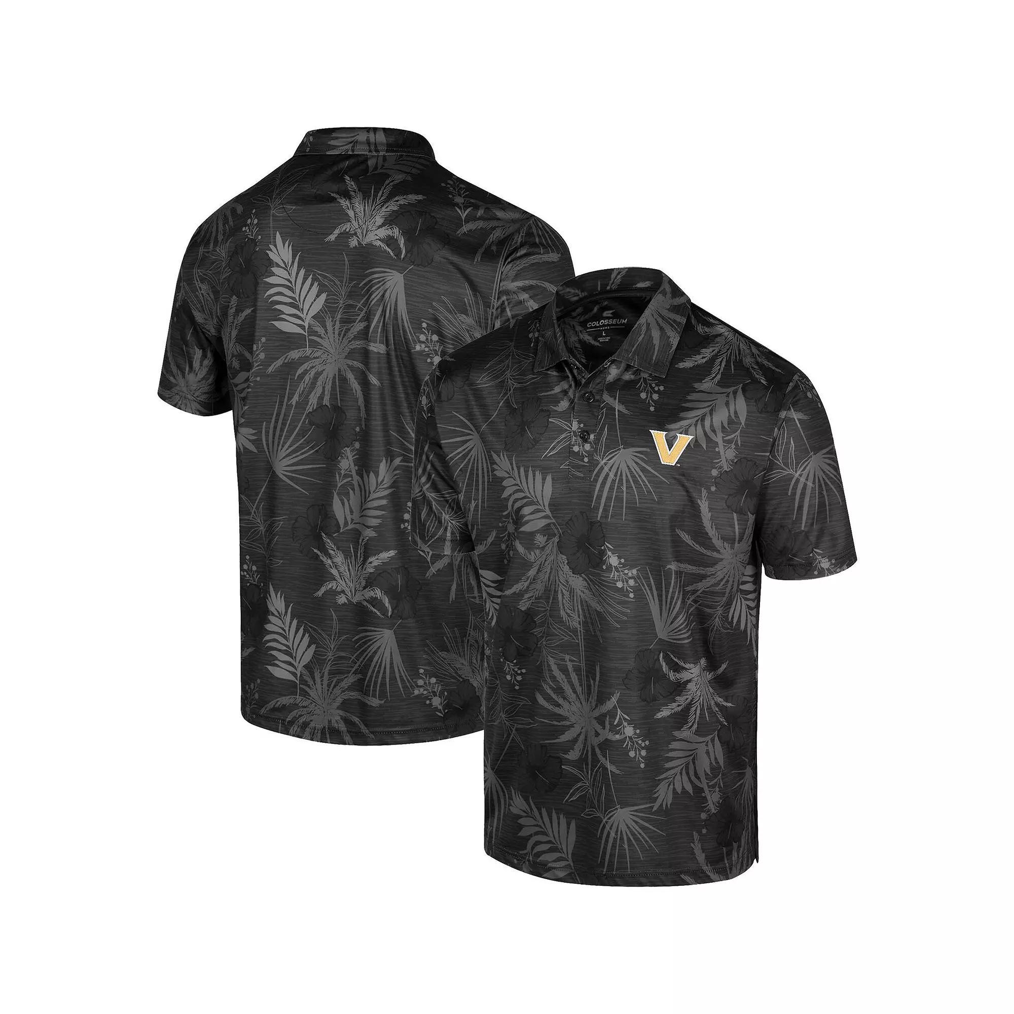 Men's Colosseum Black Tennessee Volunteers Palms Team Polo, Size: Small Product Image