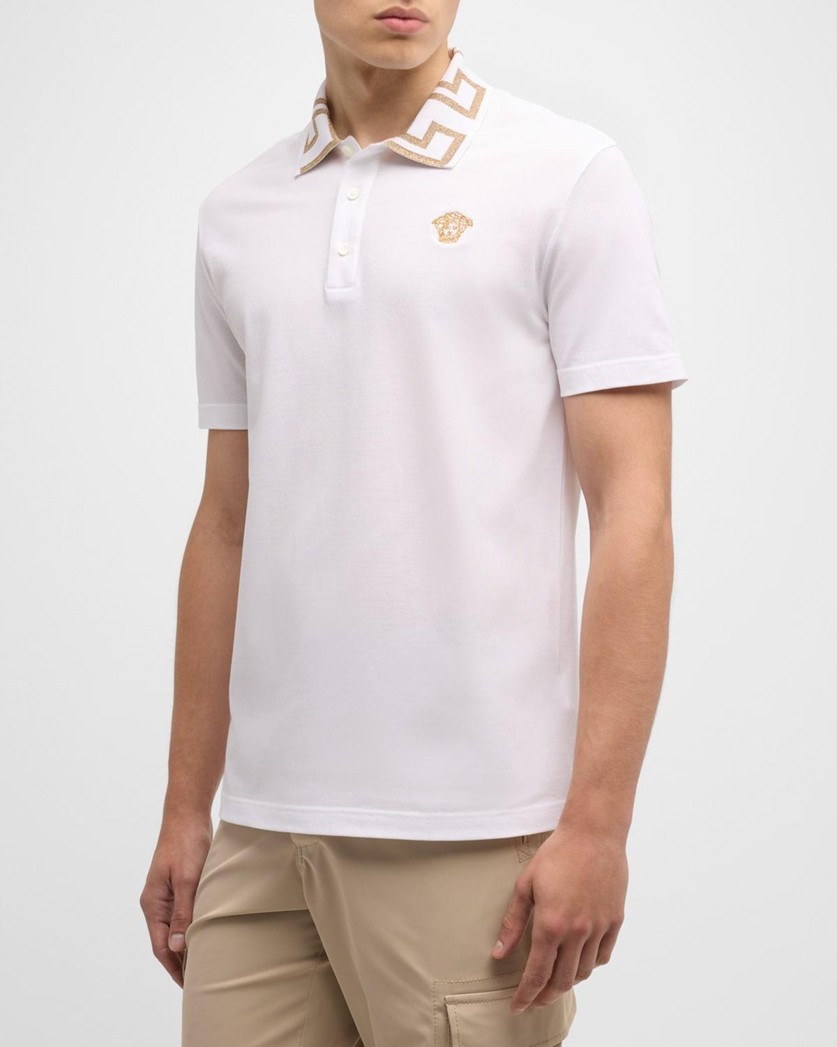 Mens Piquet Cotton Polo Shirt Product Image