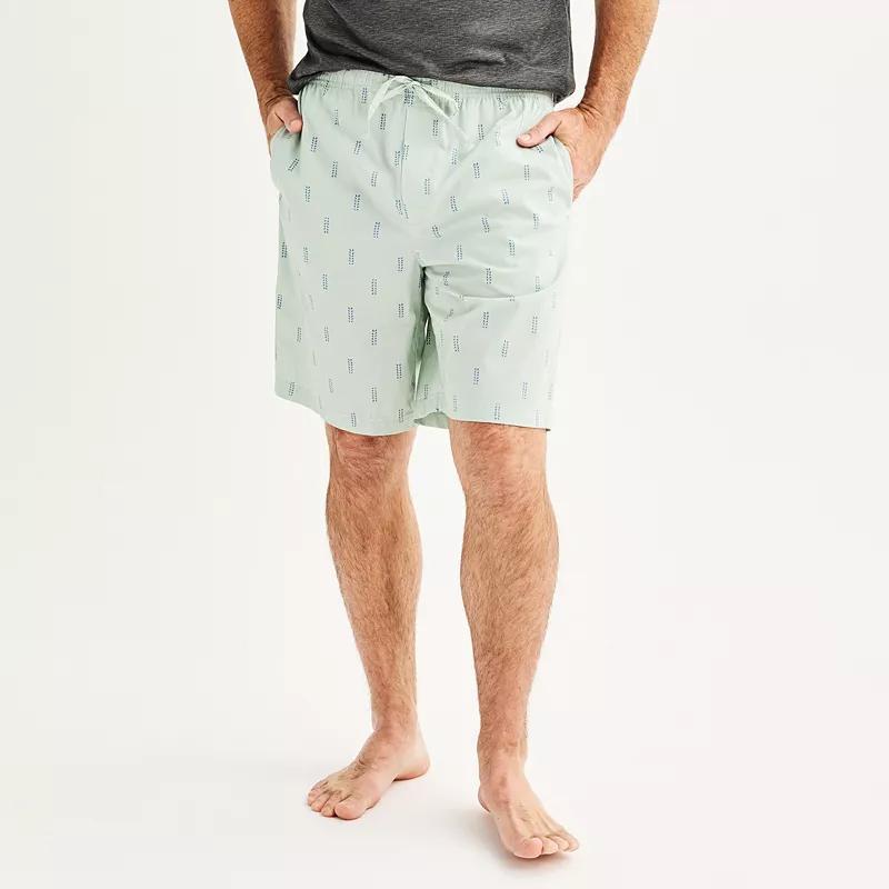 Men's Sonoma Goods For Life® Woven Pajama Shorts, Size: XXL, Blue Twig Product Image