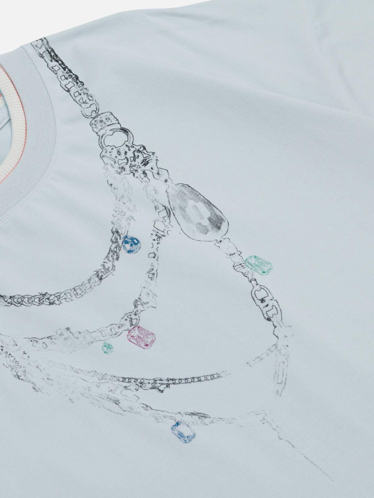 Aelfric Eden Necklace Print Tee Product Image