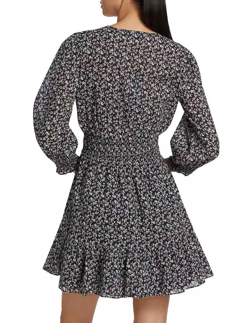 Katari Floral Cotton Minidress Product Image
