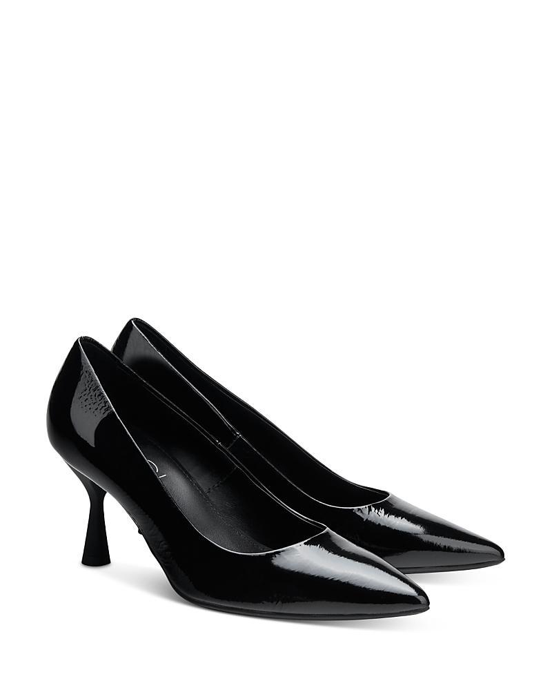 AGL ATTILIO GIUSTI LEOMBRUNI Virna Patent-leather Pumps In Nero Patent Product Image