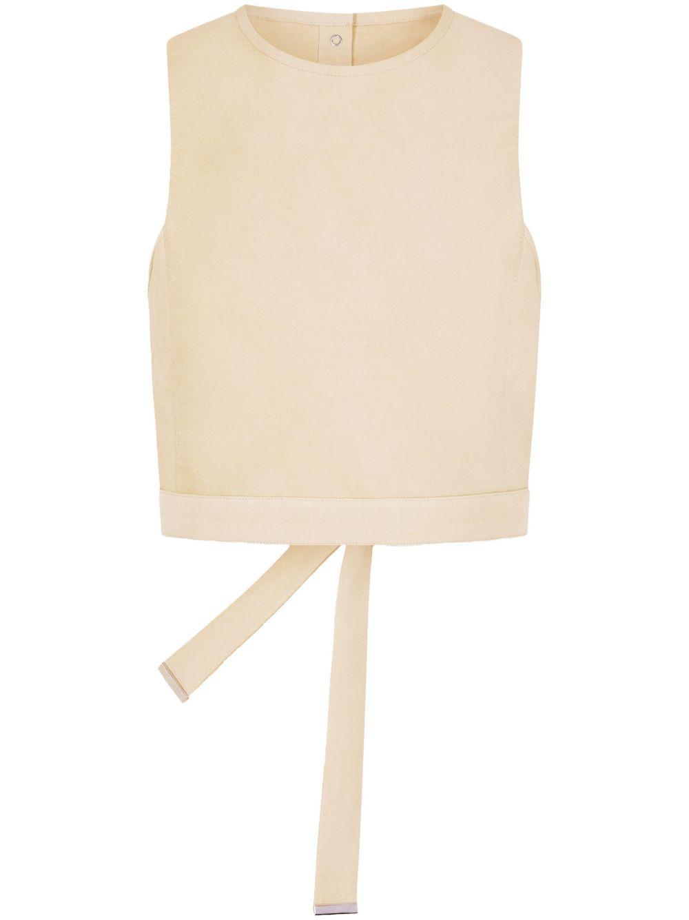 sleeveless crop top Product Image