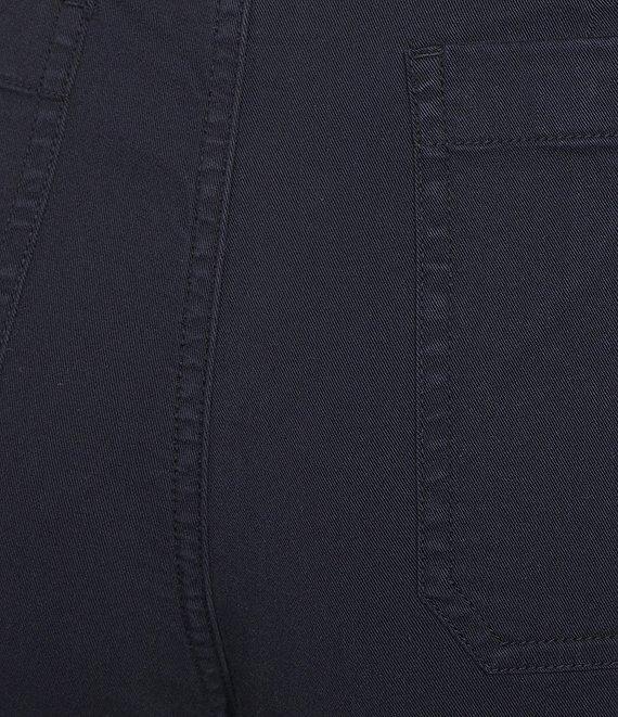 Lauren Ralph Lauren Plus Size Stretch Chino Wide-Leg Cropped Pants Product Image