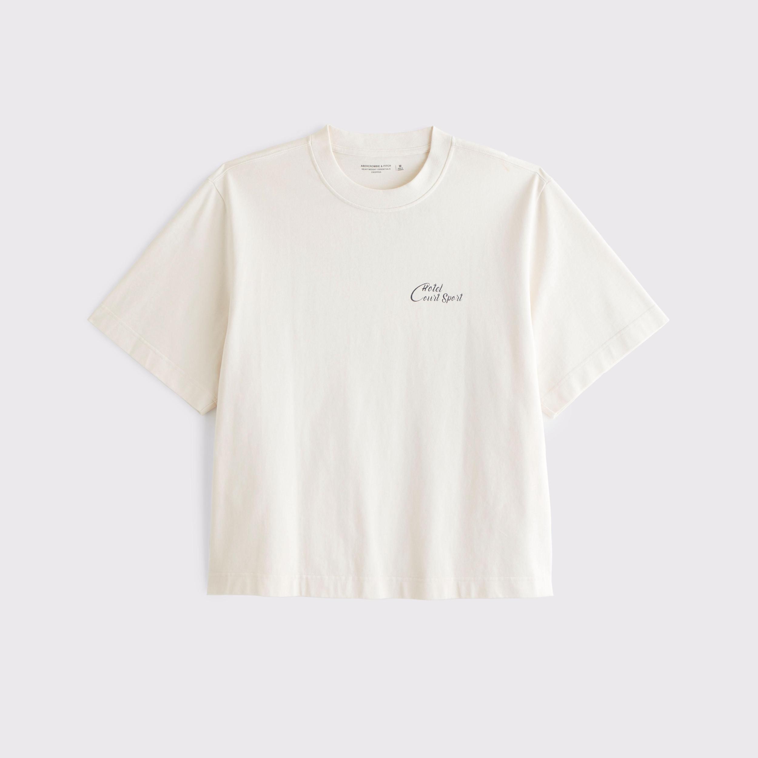 Premium Heavyweight Cropped Graphic Tee Product Image