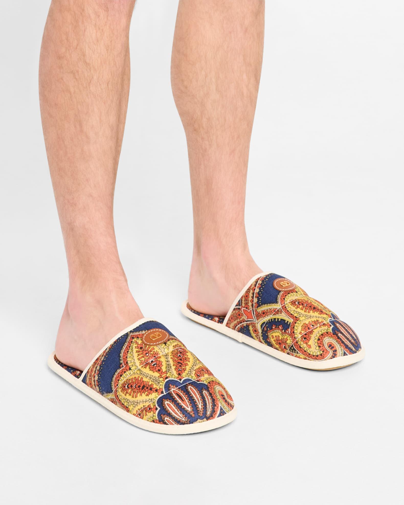 Men's Chambre Voyage Imaginaire Denim Slides Product Image