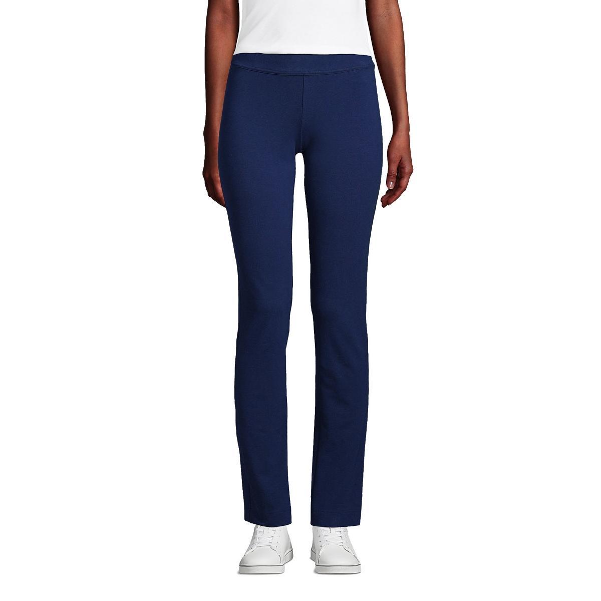 Women's Lands' End Starfish Slim-Cut Pull-On Pants, Size: Small, Evening Blue Product Image