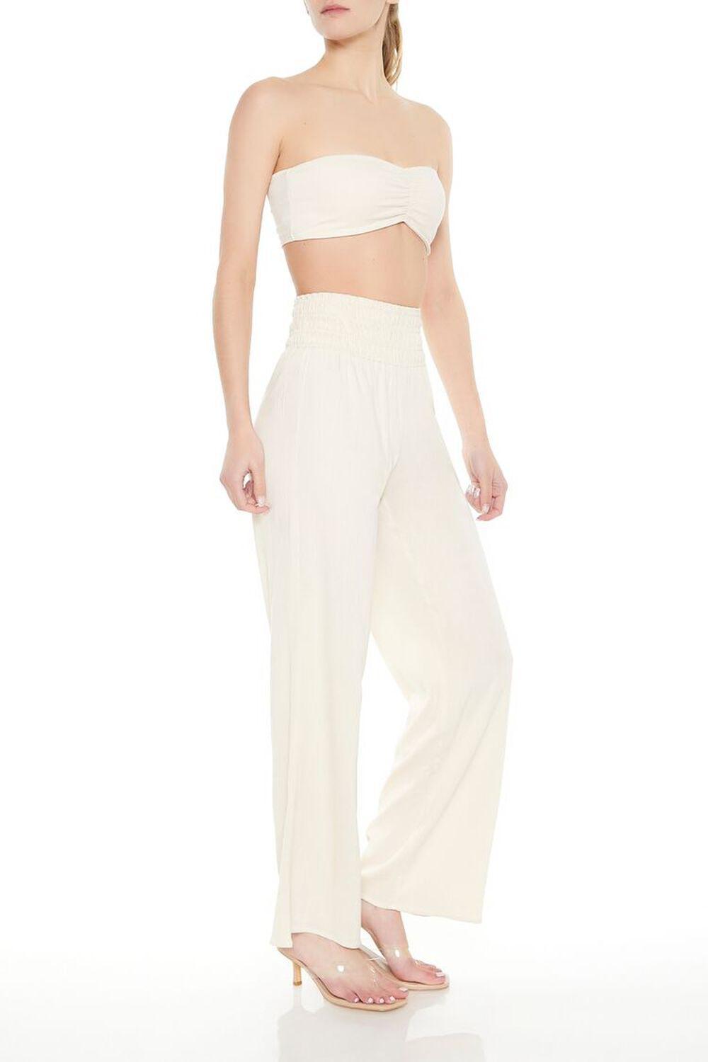 Smocked Wide-Leg Pants | Forever 21 Product Image