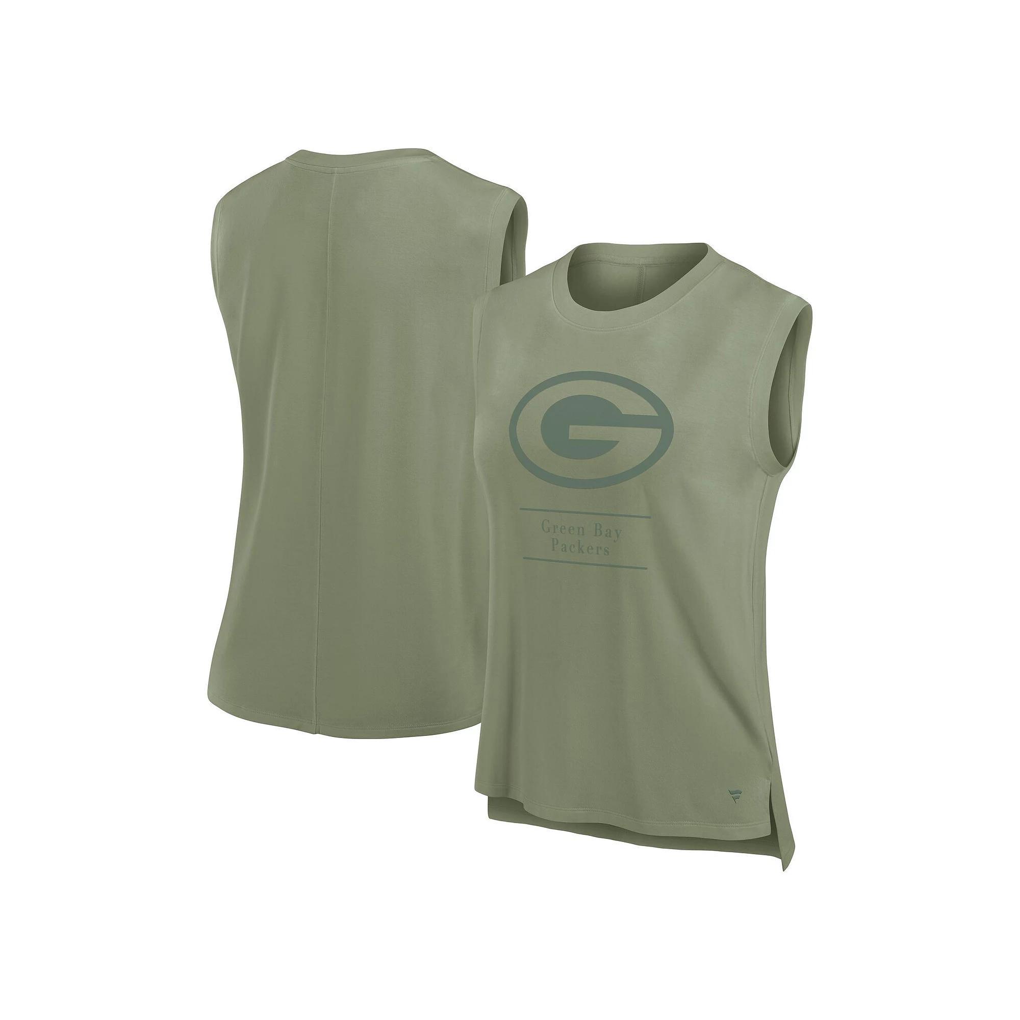 Women's Fanatics Olive Chicago Bears Studio Embrace Tank Top, Size: XL, Team Product Image