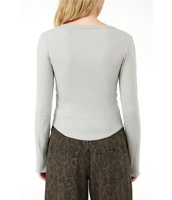 BDG Urban Outfitters Long Sleeve Drake Henley T-Shirt Product Image