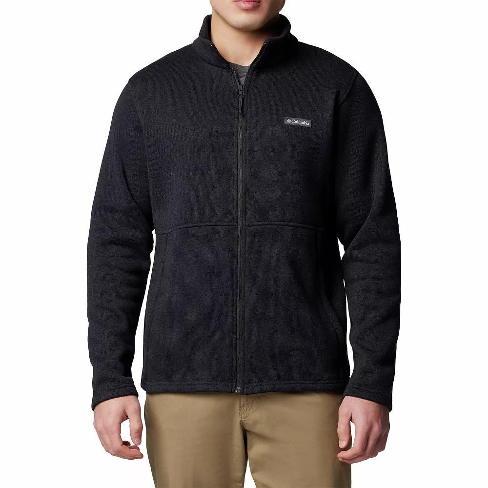 Men's Columbia Alto Pass™ Full Zip Sweater Fleece, Size: XL, Black Product Image