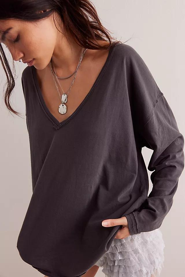 We The Free Nina V-Neck Long-Sleeve Tee Product Image