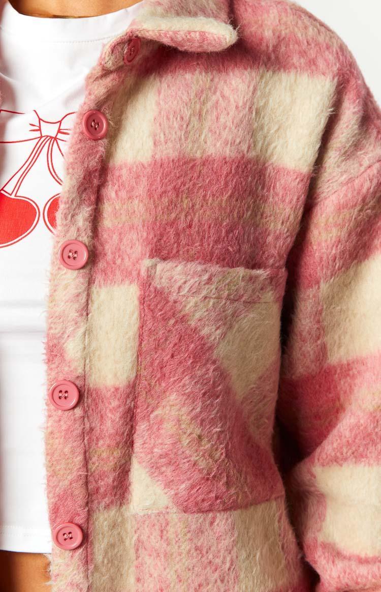 Neve Pink Check Jacket Product Image