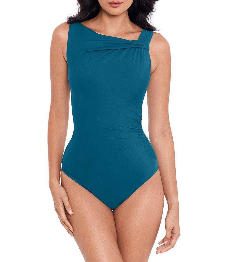 Miraclesuit Rock Solid Avra Underwire Asymmetric One Piece Swimsuit Product Image