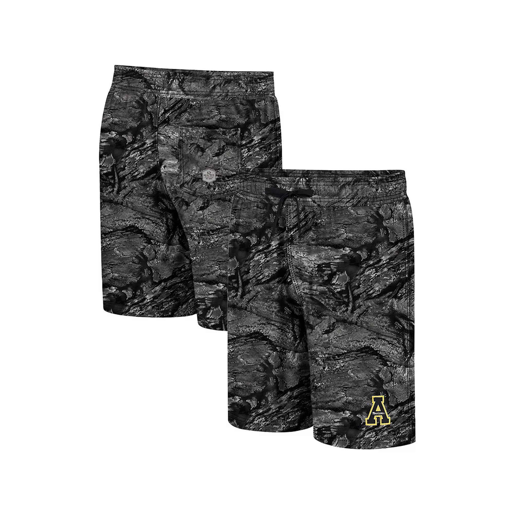 Men's Colosseum Charcoal Kansas State Wildcats Realtree Aspect Ohana Swim Shorts, Size: Medium Product Image