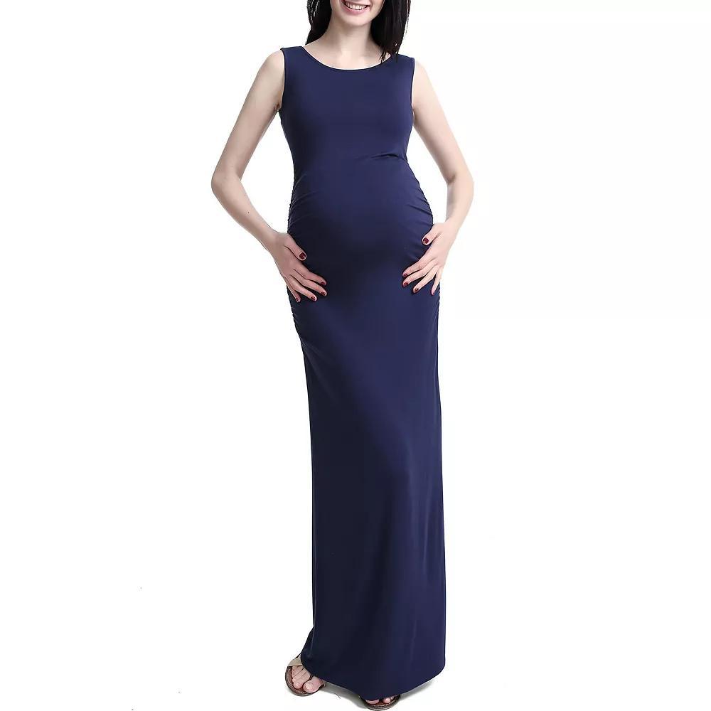 Maternity Pokkori Tank Top Column Dress, Womens Blue Product Image