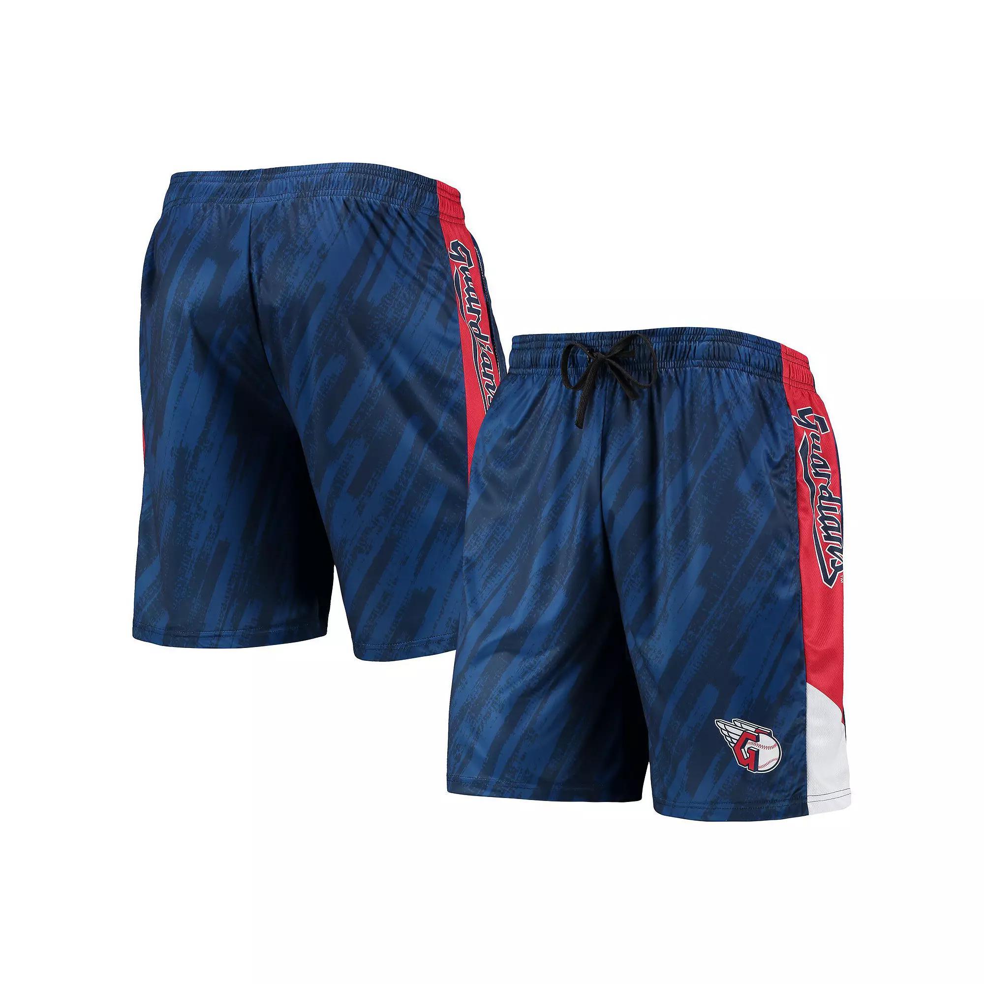 Mens FOCO Navy Cleveland Guardians Static Shorts Grd Blue Product Image