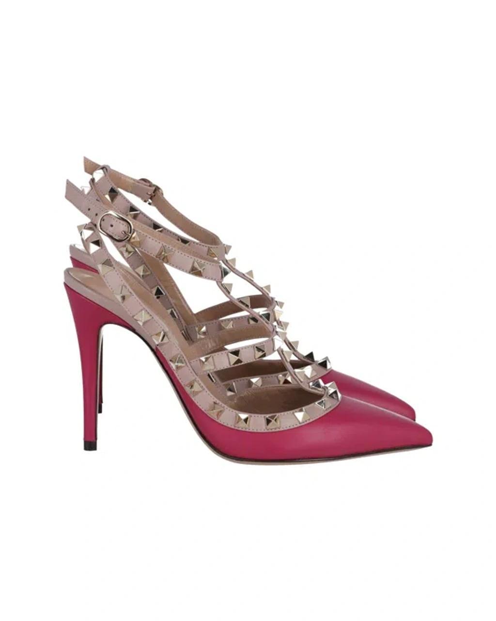 VALENTINO GARAVANI Woman Pumps Fuchsia Size 8 Leather In Pink Product Image