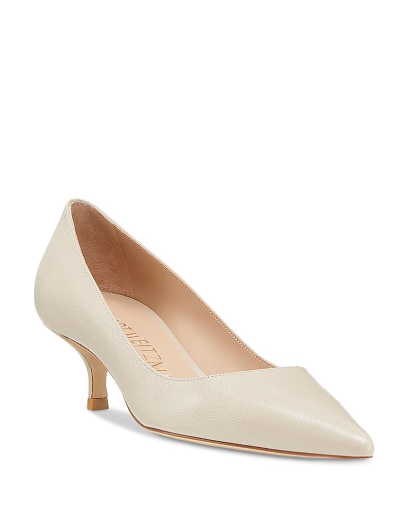 Stuart Patent Kitten-Heel Pumps Product Image