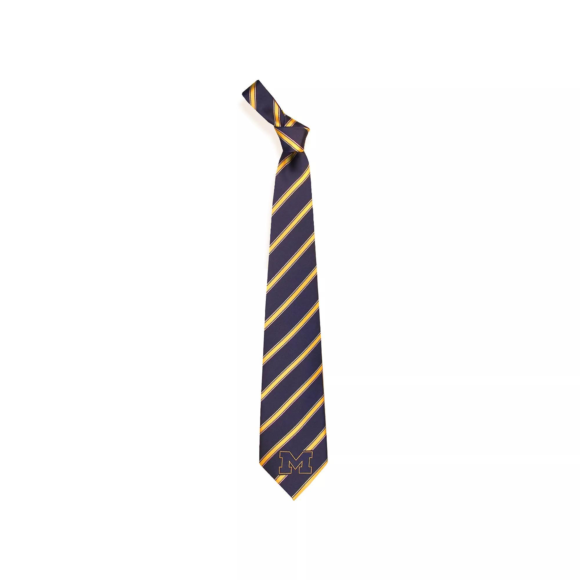 Adult NCAA Striped Tie, Michigan Wolverines Product Image